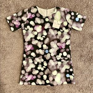 Brand new Baby CZ purple bubble print dress, size 2T